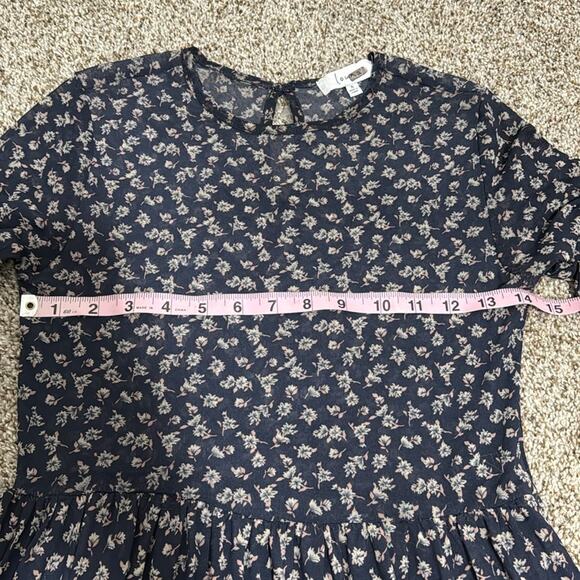 LOUNA Women's Floral Mesh Dress Size S In Black - Picture 10 of 15